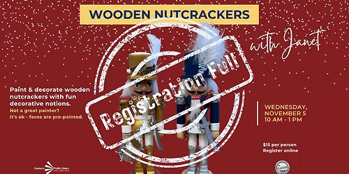 Wooden Nutcrackers with Janet