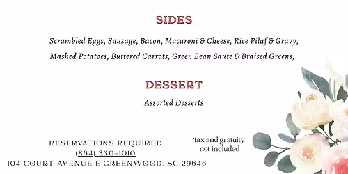 Mother's Day Buffet at Inn on the Square