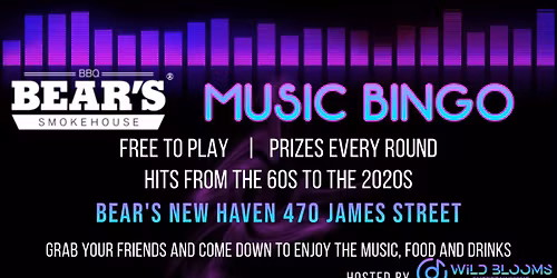 \ud83c\udfb6\ud83d\udc3b Music Bingo - Bear's New Haven\ud83d\udc3b\ud83c\udfb6