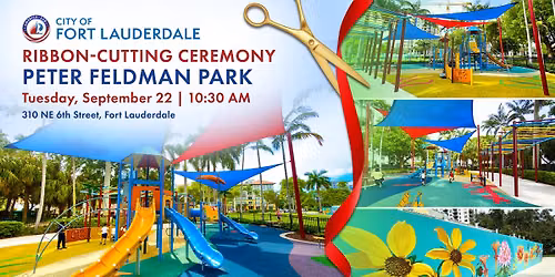 Peter Feldman Park Ribbon-Cutting Ceremony