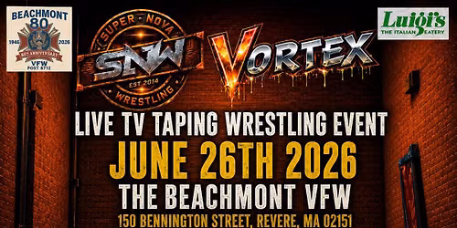 SNW Vortex Live Wrestling TV Tapings