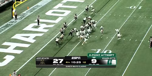 Appalachian State Mountaineers vs. Charlotte 49ers