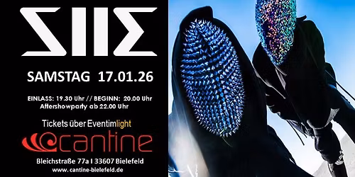 SIIE - Konzert und Aftershow Party: Sunglasses after dark