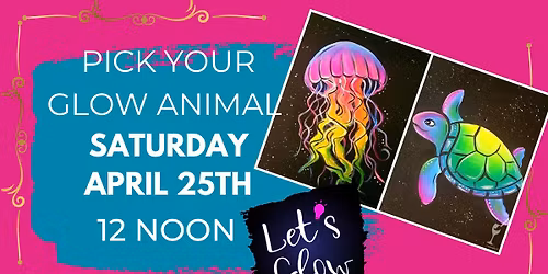 BLACKLIGHT! Family Fun! Glow Animals