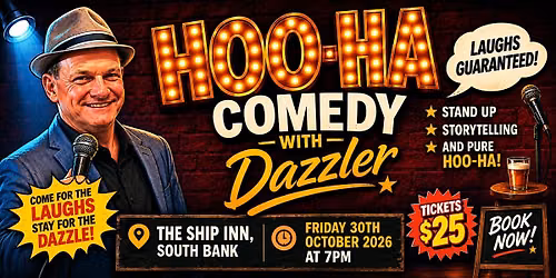 HOO-HA COMEDY WITH DAZZLER