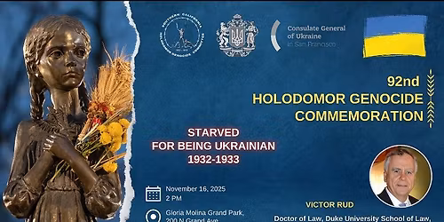 92nd Holodomor Genocide Commemoration