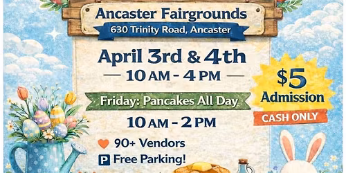 Ancaster Lions Craft Show Spring 2026