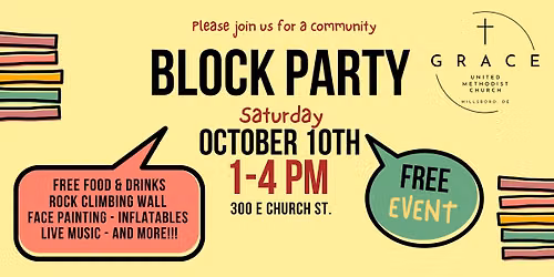 3rd Annual Grace Church Community Block Party