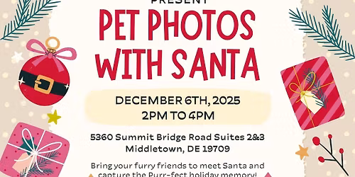 Pet Photos with Santa