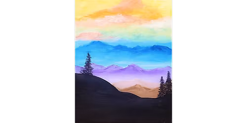 Blushing Peaks - Paint and Sip in Sacramento | Classpop!\u2122