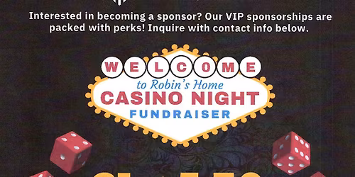 Robin's Home Casino Night Fundraiser