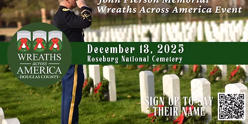John Pierson Memorial Wreaths Across America - Wreath Laying Event