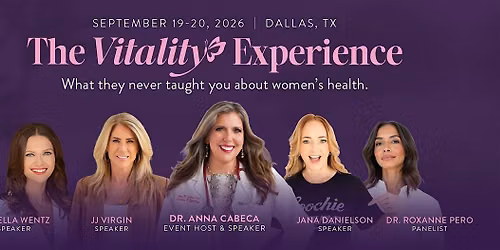 The Vitality Experience | September 19-20, 2026 | Dallas, TX