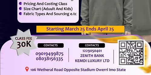 Streets wear master class 