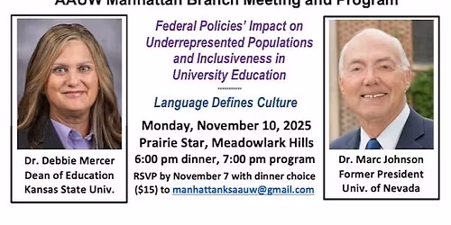 AAUW Manhattan Branch Meeting