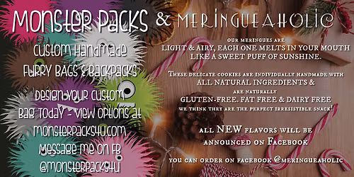 Monster Packs and Meringueaholic at The Vault inside Mother Road Market