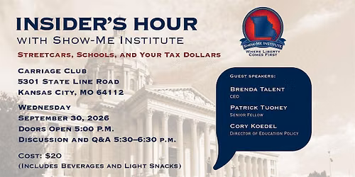 Streetcars, Schools, and Your Tax Dollars