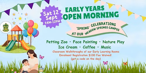 Meadow Springs Open Day - Spring is here Weekend Family Fun!
