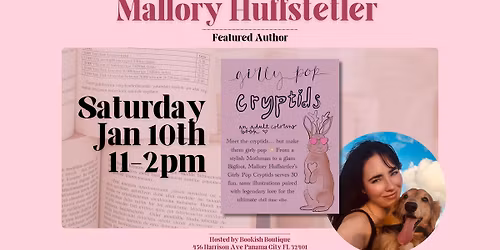 Mallory Huffstetler Poetry + Coloring Book Signing!