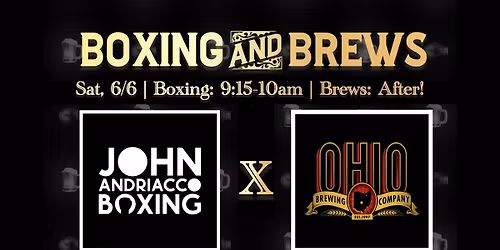 Boxing & Brews: Ohio Brewing Co. hosts J.A.B.