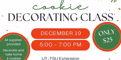 Holiday Cookie Decorating Class