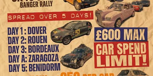 Essex to Benidorm banger rally 