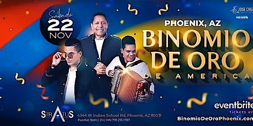 Binomio de Oro de Am\u00e9rica en Phoenix, AZ I Noviembre 22 2025