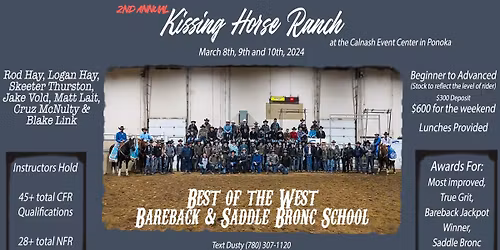 Best of the west bronc busting 