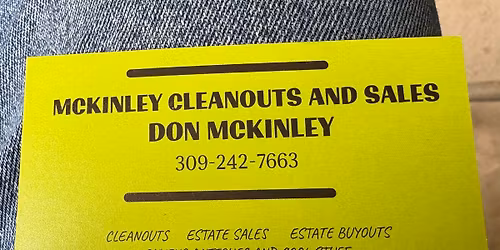 Belview Normal estate tag sale