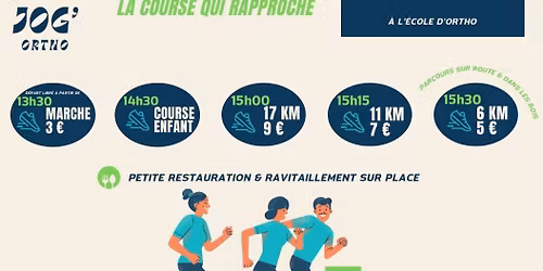 2éme Jog'Ortho au profit de l'école d'Ortho 