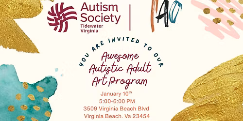  Awesome Autistic Adult Event must register via links in the description