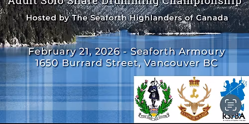 RSPBA Pacific Rim Adult Solo Snare Drumming Championship