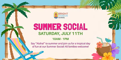 Aloha Summer Social at Bright Harbor School