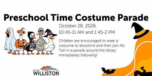 Preschool Time Costume Parade