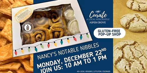 Gluten Free Holiday Treats Pop Up Shop