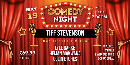 Comedy Night at Isabel's Brasserie - 19th May