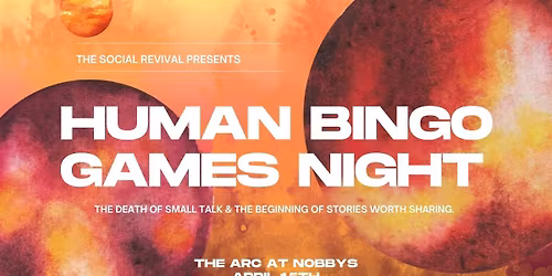 The Social Revival \ud83c\udf0e Human Bingo Games Night - Nobbys