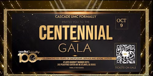 Celebrate 100 Years at Cascade UMC's Centennial Gala