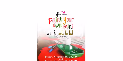 nora fleming paint your own mini!