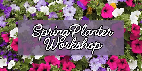 Spring Planter Workshop