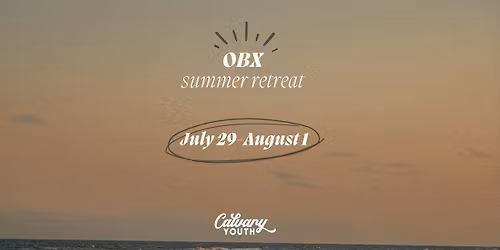 Summer Youth Retreat 2026 - OBX