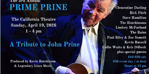 The Third Annual Prime Prine - Tribute to John Prine