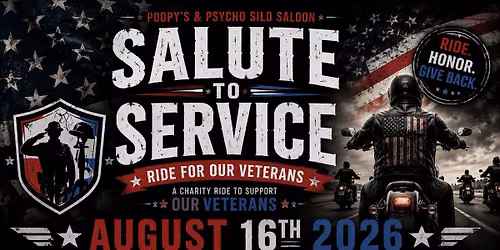 Salute to Service Ride \ud83c\uddfa\ud83c\uddf8 Ride for Our Veterans