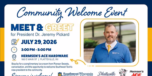 Meet and Greet Dr. Pickard | Platteville
