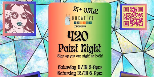 420 POTtery Night at the Studio! 21+