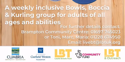 LBT's Bowls, Boccia & Kurling @ Brampton