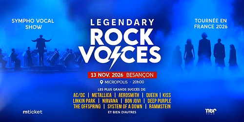 13\/11 | Legendary Rock Voices | BESAN\u00c7ON