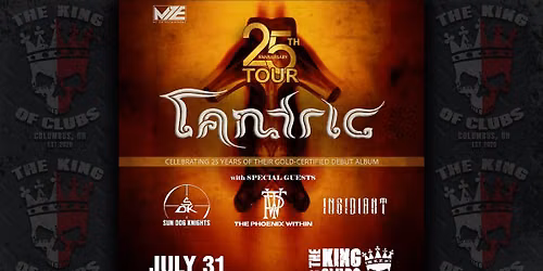 Tantric - 25th Anniversary Tour