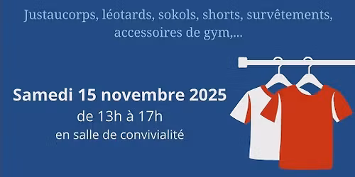 Bourse aux v\u00eatements de gym