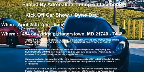 Kick Off Car Show + Dyno Day